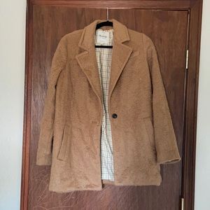Madewell Camel Wool Blend Coat Size 2